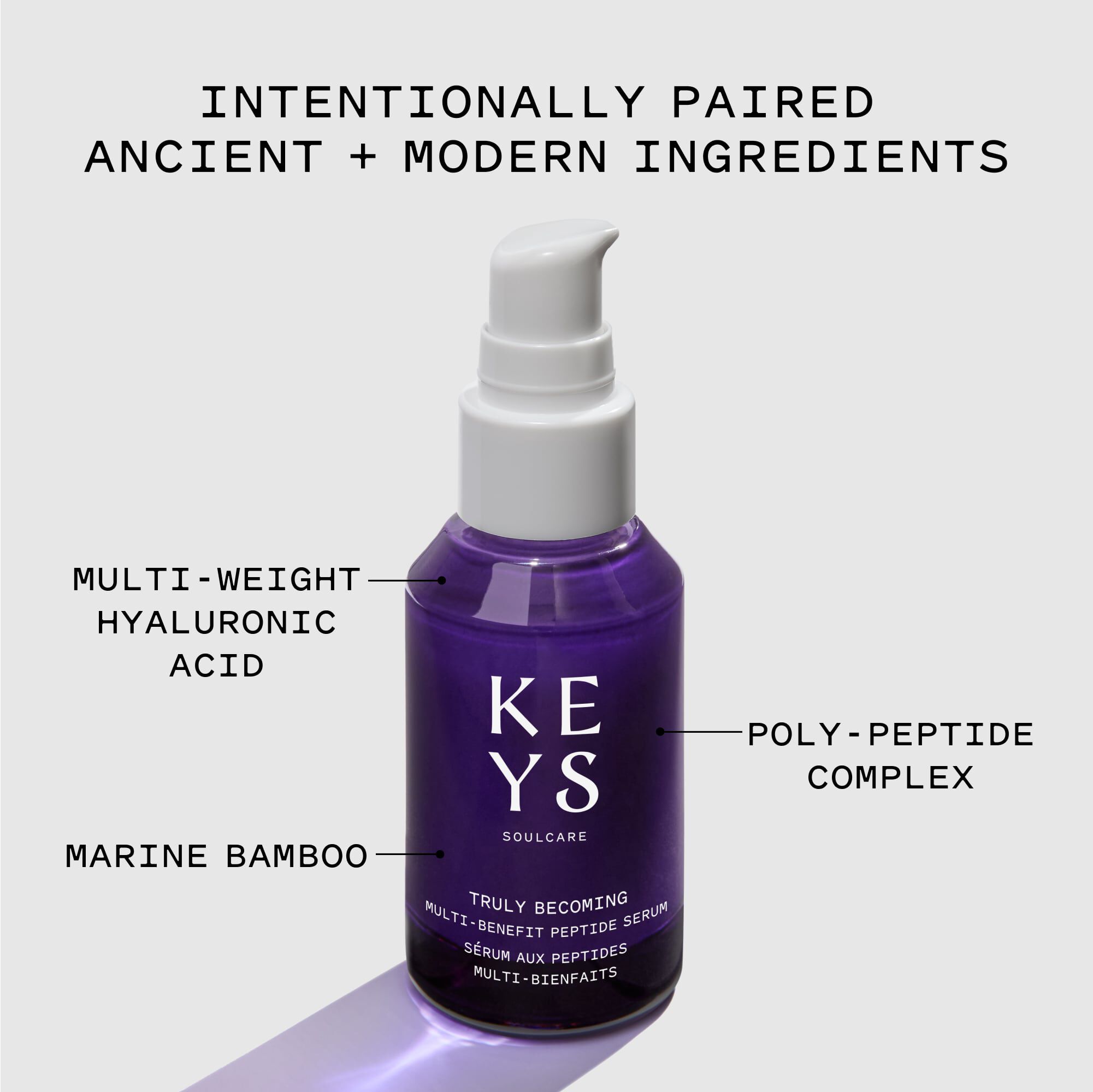 Truly Becoming Multi-Benefit Peptide Serum for Face | Keys Soulcare